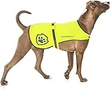 Reflective Dog Coat for Safety – Ideal Dog Vest for High-Visibility When Walking, Jogging or Training – Sizes to Fit Small, Medium, Large Breeds 16-130 lbs (Large) Neon Yellow