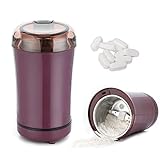 Electric Multifunctional Grinder.Electric Pill Crusher Grinder for Small or Large Pills,to Fine Powder. Pill Crusher Pulverizer Grinder for Elders or Pets. Small Dose Coffee Bean Grinder. (Purple)