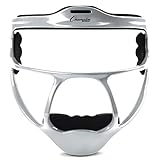 Champion Sports Magnesium Softball Face Mask - Lightweight Masks for Adults - Durable Head Guards - Premium Sports Accessories for Indoors and Outdoors - Silver