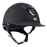 IRH INTERNATIONAL RIDING HELMETS 4G Helmet with Interchangeable Comfort/Sizing Liners, Matte Black, Large (7 1/8-7 1/4)