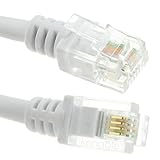 kenable ADSL 2+ High Speed Broadband Modem Cable RJ11 to RJ11 1m (~3 feet) White