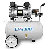 Limodot Air Compressor, Ultra Quiet Air Compressor, Only 68dB, 6 Gallon Durable Steel Air Tank, 4.2CFM @ 90PSI, Oil-Free, Ideal For Shop, Garage, Car, Pneumatic Tool, 1.7 HP