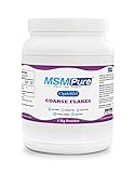 Kala Health MSMPure Coarse Powder Flakes, 2.2 lb, Organic Sulfur Crystals, 99.9% Pure Distilled MSM Supplement, Made in The USA