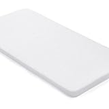 ANGELBLISS Bassinet Mattress Topper, Gel Memory Foam Mattress with Removable Cover Fit for ADOVEL Baby Bassinet Bedside Crib (47' x 23.6'), BabyBond, and ELEMARA Baby Bassinet Bedside Crib