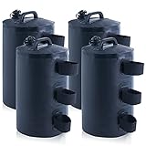 MASTERCANOPY Canopy Heavy Duty Weight Water Bag 4pcs/Pack Black