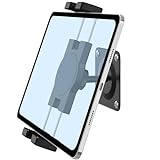 Keuvirya iPad Wall Mount, Universal 360° Rotating Tablet Wall Mount Holder, Phone Holder Arm Bracket, Compatible with 4.7'-12.9' Devices Including iPad Pro, Mini, Air - Ideal for Home, Office Use