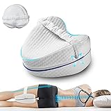 Vertdens Leg Pillow, Additional Give Away Value $11 Spare Pillowcase, Knee Pillow for Side Sleepers, Leg Pillows for Sleeping ,Knee Cushion for Sleeping ,Suitable for Relieving Leg, Back, Knee Pain…