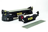 Work Sharp Guided Sharpening System, Diamond and Ceramic Dry Stone Knife Sharpener for axes, garden tools, knives, without water or oil Black