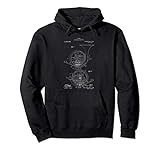 French Horn Patent 1100199 Marching Band Orchestra Student Pullover Hoodie