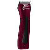WAHL Professional Animal Figura Equine Horse Cordless Clipper Kit (8868-200), Metallic Red