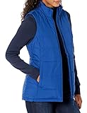 Amazon Essentials Women's Mid-Weight Puffer Vest, Royal Blue, Medium