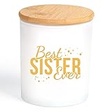 Best Sister Ever - Sister Candle Gifts for Sister from Brother - Cool Sister Birthday Gifts from Sister, Big Sister, Sister-in-Law, Step Sister Gifts for Appreciation