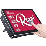 Raspberry Pi 10.1 Inch Touchscreen Display with Rear Housing - 1920x1200 Support, Type-C, IPS 178° Ultra-Wide View Angle Monitor with Cooling Fan, 10 Finger Capacitive Touch