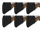 L1KL 6 Pack Slip On Recoil Pad for Shotgun and Rifle with Gel Filled Black Gun Shooting and Hunting Accessories﻿