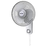 Air King 9012 Commercial Grade Oscillating Wall Mount Fan, 12-Inch , White