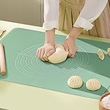 Silicone Baking Mat Extra Large Non-stick Baking Mat With High Edge, Food Grade Silicone Dough Rolling Mat For Making Cookies, Macarons, Multipurpose Mat, Countertop Mat, Placemat (16'X24')