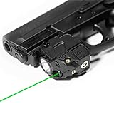 Firefly V2 Flashlight Laser Sight | Strobe Function | Combat Veteran Owned Company | Pistols | Rifles | 220 Lumens | Magnetic Charging | Laser Flashlight Combo for Handgun Pistol Hand Gun | Gun Light