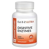 Eat E-Z Ultra Digestive Enzymes for Gut Health; Anti-Bloating; Digestive Enzyme for Immune Support | 45 Count