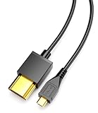Eanetf HDMI to Micro USB Cable, 1.5M/ 5ft HDMI Male to Micro USB Male Data Charging Cord Converter Connector Cable - 5pin