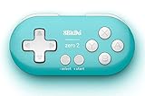 8Bitdo Zero 2 Bluetooth Key Chain Sized Mini Controller for Nintendo Switch, Windows, Android and macOS (Turquoise Edition)
