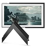 Deco TV Frames Alloy Scoop - Anodized Black Bezel Compatible ONLY with Samsung The Frame TV (55', Fits 2021-2024 Frame TV)