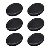 Healifty 6Pcs Hot Stones Massage Stones Spa Power Natural Rocks for Body Relax