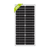 Newpowa 50W Solar Panel 50W(Watts)12V(Volts) Monocrystalline PV Module High-Efficiency Battery Maintainer Power for Battery Charging of Boat RV Camper SUV and Other Off-Grid Applications