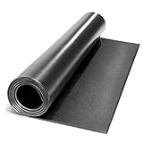 Marcy Fitness Equipment Mat and Floor Protector for Treadmills, Exercise Bikes, and Accessories Mat-366 (78' x 36' x 0.25' Thickness) , Black
