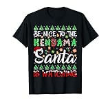 Be Nice To The Kendama Santa Is Watching Kendama Christmas T-Shirt
