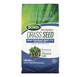 Scotts Turf Builder Grass Seed Heat-Tolerant Blue Mix for Tall Fescue Lawns with Fertilizer and Soil Improver, 5.6 lbs.