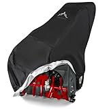 Himal Snow Blower Cover-Heavy Duty Polyester Snow Thrower Cover,Waterproof,UV Protection,Universal Size for Most Electric Two Stage Snow Blowers 47' L x 32' W x 40' H (L)