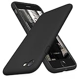 VIKESI for iPhone SE Case 2022/2020, iPhone 8 Case, iPhone 7 Case, Liquid Silicone Phone Case for iPhone SE 8 7 4.7 Inch, Colorful Silky-Soft Protective Cover for Girls Boys, and Women,Black