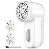 BAICIWE Fabric Shaver and Lint Remover,Battery Operated,Sweater Shaver with 2 Stainless Steel Blades and 2-Speeds,Remove Clothes Fuzz,Bobbles,Lint Balls,Pills