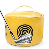 Golf Impact Bag Golf Swing Aids - Golf Swing Trainer and Practice Tool Portable Power Hitting Bag Practice Tool for Golf Beginners - Waterproof and Durable Golf Accessory