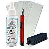 Brampton Premium Golf Grip Kit for Golf Club Regripping (2'x10' Golf Grip Tape Strips) - Makes Golf Grip Repair Safe and Easy - Non-Toxic, Non-Flammable, and Odorless Golf Grip Solvent
