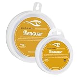 Seaguar Gold Label 100% Fluorocarbon Fishing Line, 12lb Break Strength, 50yds, Clear - 12GL50
