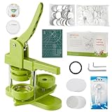 Aiment 58mm 2.25 inch Button Maker 100Pcs - Button Maker Pin Badge Press Machine with Free Button Parts & Pictures & Circle Cutter & Cutting Mat, Ideal Christmas DIY Gift for Kids
