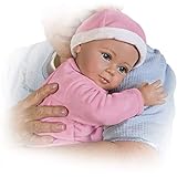 The Ashton - Drake Galleries Lifelike Memory Care Therapy Baby Doll, Designed Specifically for Those Living with Alzheimer's Disease & Dementia, 18” Supports Alzheimer's Research