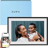 Aura Carver 10.1' WiFi Digital Picture Frame - Wirecutter's Best for Gifting, Send Photos from Phone, Free Storage