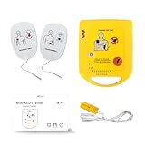 XFT Mini AED Trainer Set, AED Training Device English Language Voice Prompts First Aid Train Machine for Automated External Defibrillator Trainee Student XFT-D0009