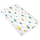 Baby Bassinet Mattress 30 x 20 inches- Firm Support and Comfort Premium Foam,Noiseless and Odorless,Hypoallergenic Small Crib Mattress, Fits Moses Basket, Dual Sided with Soft Breathable Fabric