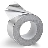 IMPRESA - [30 Feet] High Temperature Tape - Aluminum Foil Tape for Metal, Plastic, Glass - Heat Resistant - 10 Yards, 0.15mm Thick, 1.5in Width - Furnace Tape, Flue Tape, Dryer Tape, & Grill Tape