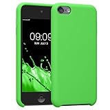 kwmobile TPU Silicone Case Compatible with Apple iPod Touch 6G / 7G (6th and 7th Generation) - Case Soft Flexible Protective Cover - Lime Green