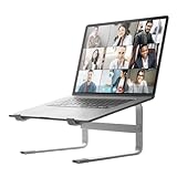 Office Owl Laptop Desk Stand - Ergonomic, Portable, Aluminum Computer Riser for Desk - Laptop Stand Holder Compatible with Macbook, Dell, Lenovo and 10 to 17 Inch Laptops for office and school or home