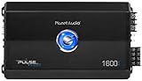 Planet Audio PL1600.4 4 Channel Car Amplifier - 1600 Watts, Full Range, Class A/B, 2/8 Ohm Stable, Mosfet Power Supply, Bridgeable