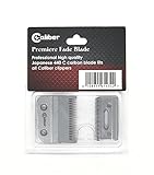 Caliber Pro Premiere Fade Blade - Steel Fade Trimmer and Clipper Blade Replacement - For .357 Magnum.44 Magnum & .45 ACP Clippers and Trimmers - Professional Barber Spare Blades Accessories