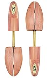 Moneysworth and Best Men's Shoe Trees with Hook Heel, Red Cedar, Large (size 10-11)