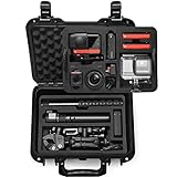 Lekufee Waterproof Carrying Case Compatible with Insta360 ONE RS / Insta360 ONE R Twin Edition Action Camera and More Accessories (Case Only)
