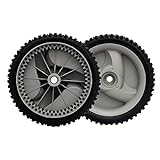 ZALANA Set of 2 Front Drive Wheels 583719501 194231X460-401274X460Front Drive Tires Wheels for Craftsman Mower - Fit for Craftsman Husqvarna & HU Front Wheel Drive Self Propelled Lawn Mower, Gray