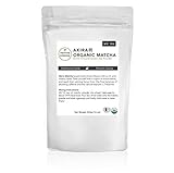 Akira Matcha - Organic Premium Japanese Matcha Green Tea Powder - First Harvest, Radiation Free, No Additives, Zero Sugar - USDA and JAS Certified 454g (16oz) Bag
